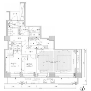 2LDK {building type} in Koishikawa - Bunkyo-ku Floorplan