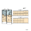 1K Apartment to Rent in Matsudo-shi Layout Drawing