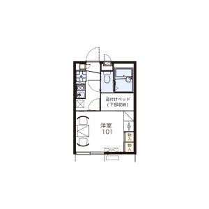 1K Apartment in Noshio - Kiyose-shi Floorplan