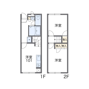 2DK Apartment in Minamitokiwadai - Itabashi-ku Floorplan