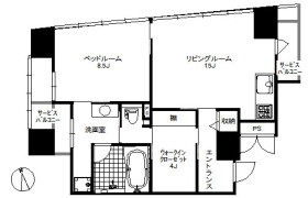 1SLDK Mansion in Fukushima - Osaka-shi Fukushima-ku