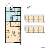 1K Apartment to Rent in Uruma-shi Layout Drawing