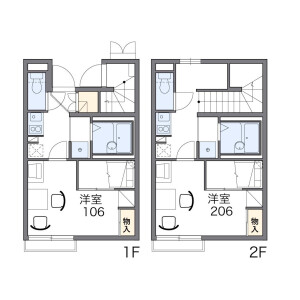 1K Apartment in Shibamata - Katsushika-ku Floorplan