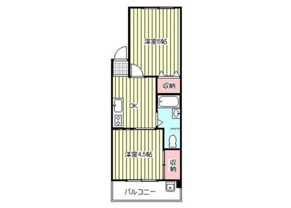 2DK Apartment to Rent in Saitama-shi Minami-ku Floorplan