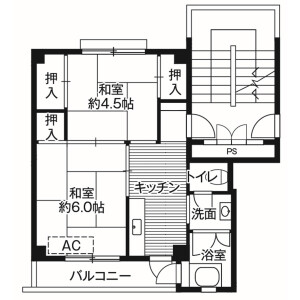 2K Mansion in Takaki - Hanamaki-shi Floorplan