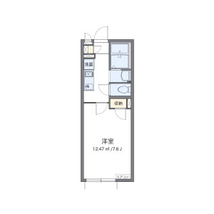 1K Apartment in Shinjo - Kawasaki-shi Nakahara-ku Floorplan