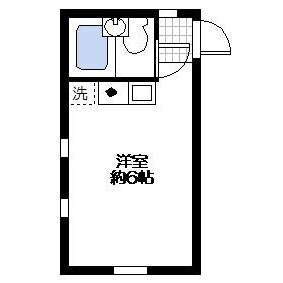 1R Mansion in Yako - Yokohama-shi Tsurumi-ku Floorplan