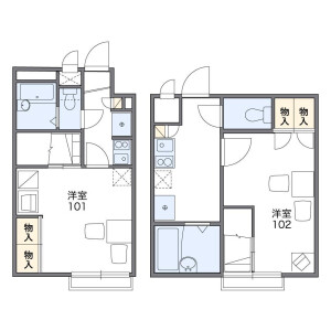 1K Apartment in Shimizucho - Itabashi-ku Floorplan