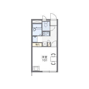 1K Apartment in Isobe - Sagamihara-shi Minami-ku Floorplan