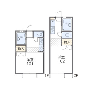1K Apartment in Nishinippori - Arakawa-ku Floorplan