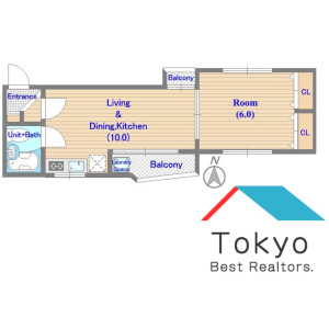 1LDK Mansion in Mejiro - Toshima-ku Floorplan