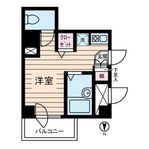 1R Mansion in Shirakawa - Koto-ku Floorplan