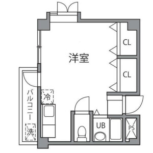 1R Mansion in Setagaya - Setagaya-ku Floorplan