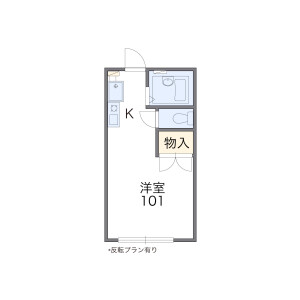 1K Apartment in Tamatsucho nishigawara - Kobe-shi Nishi-ku Floorplan