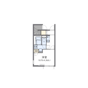 1K Apartment in Nakamuraminami - Nerima-ku Floorplan