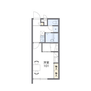 1K Mansion in Kanegusuku - Shimajiri-gun Haebaru-cho Floorplan