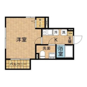 1K Apartment in Kamijujo - Kita-ku Floorplan