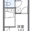1K Apartment to Rent in Nisshin-shi Floorplan
