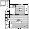 1LDK Apartment to Rent in Sapporo-shi Nishi-ku Floorplan