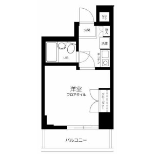 1K Mansion in Ebara - Shinagawa-ku Floorplan