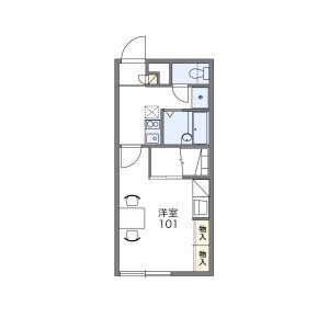 1K Apartment in Sumikawa 5-jo - Sapporo-shi Minami-ku Floorplan