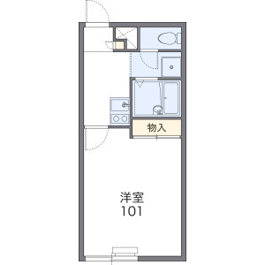 1K Apartment in Hanazono - Otaru-shi Floorplan
