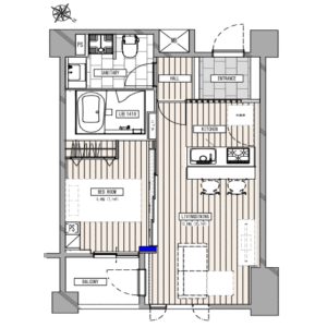 1LDK Mansion in Asagayakita - Suginami-ku Floorplan
