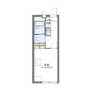 1K Apartment in Yotsuya - Fuchu-shi Floorplan
