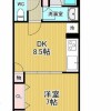 1DK Apartment to Buy in Yachiyo-shi Floorplan