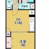 1DK Apartment to Buy in Yachiyo-shi Floorplan