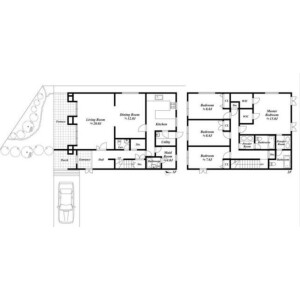4SLDK House in Takanawa - Minato-ku Floorplan