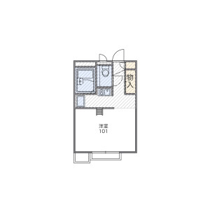 1K Apartment in Esakacho - Suita-shi Floorplan