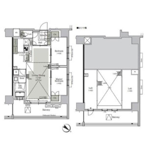 2LDK Mansion in Nishigahara - Kita-ku Floorplan