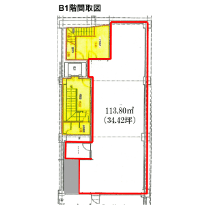 Office - Commercial Property in Chuo-ku Floorplan