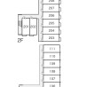 1K Apartment to Rent in Maebashi-shi Layout Drawing