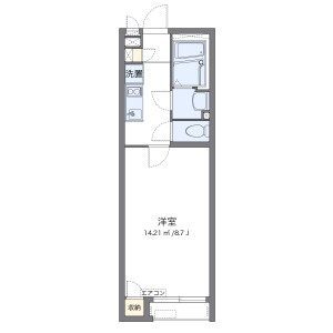 1K Apartment in Seko(chome) - Nagoya-shi Moriyama-ku Floorplan