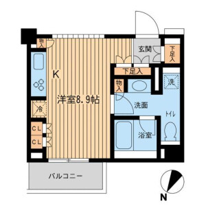 1R Mansion in Mishuku - Setagaya-ku Floorplan
