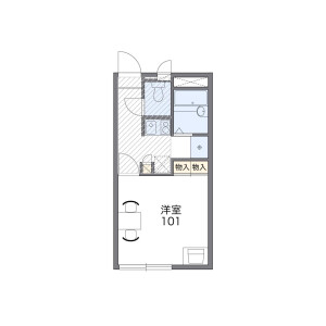 1K Apartment in Kariya kitamachi - Shijonawate-shi Floorplan