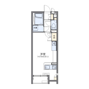 1R Mansion in Kawaraguchi - Kashiba-shi Floorplan