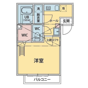 1K Apartment in Mishuku - Setagaya-ku Floorplan