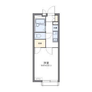 1K Mansion in Nishiasada - Hamamatsu-shi Naka-ku Floorplan