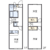 2DK Apartment to Rent in Sendai-shi Izumi-ku Floorplan