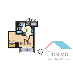 1K Mansion in Ikebukuro (1-chome) - Toshima-ku Floorplan