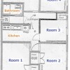 Private Guesthouse to Rent in Meguro-ku Layout Drawing