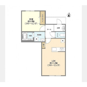 1LDK Mansion in Daizawa - Setagaya-ku Floorplan