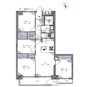 3SLDK {building type} in Ichikawaminami - Ichikawa-shi Floorplan