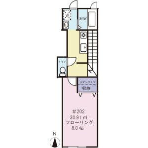 1K Apartment in Asahigaoka - Nerima-ku Floorplan