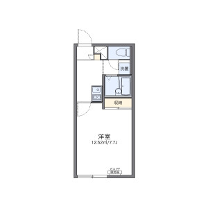 1K Apartment in Misonocho - Noboribetsu-shi Floorplan