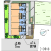 1K Apartment to Rent in Kodaira-shi Map