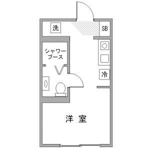 1R Mansion in Taito - Taito-ku Floorplan